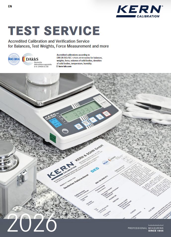 Test service brochure 2026 english